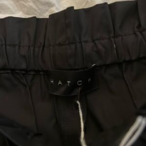 HATCH drawstring “Balun Pant” in black. Size 2
